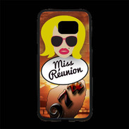 Coque Personnalisée Samsung S7 Edge Premium Miss Réunion Blonde