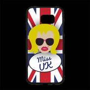 Coque Personnalisée Samsung S7 Edge Premium Miss UK Blonde