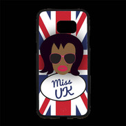 Coque Personnalisée Samsung S7 Edge Premium Miss UK Black