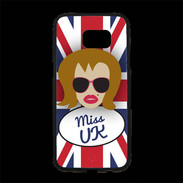Coque Personnalisée Samsung S7 Edge Premium Miss UK Rousse