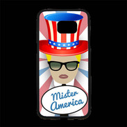 Coque Personnalisée Samsung S7 Edge Premium Mister América Blond