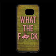Coque Personnalisée Samsung S7 Edge Premium What the fuck ZG