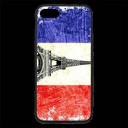 Coque iPhone 7 Premium Drapeau français vintage 2