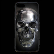 Coque iPhone 7 Premium Tête de mort en métal