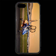 Coque iPhone 7 Premium Alfa Jet au couché de soleil