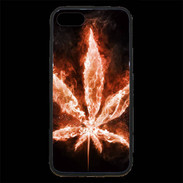 Coque iPhone 7 Premium Cannabis en feu