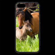 Coque iPhone 7 Premium Cheval et poulain