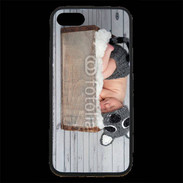 Coque iPhone 7 Premium Bébé dormant avec chapeau tête de chat