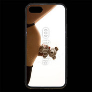 Coque iPhone 7 Premium Femme enceinte avec peluche