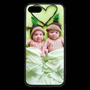 Coque iPhone 7 Premium Jumeaux coeur