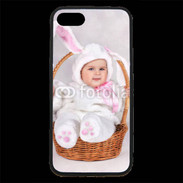 Coque iPhone 7 Premium Bébé dans un panier