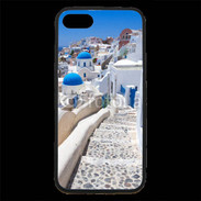 Coque iPhone 7 Premium Village sur l'Île de Santorini en Grêce