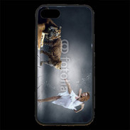 Coque iPhone 7 Premium Danseuse avec tigre