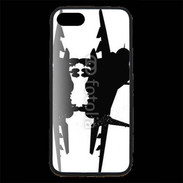 Coque iPhone 7 Premium Silhouette avion de chasse