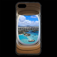 Coque iPhone 7 Premium Vue de l'intérieur d'un avion