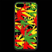 Coque iPhone 7 Premium Fond de cannabis coloré