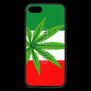 Coque iPhone 7 Premium Drapeau italien cannabis