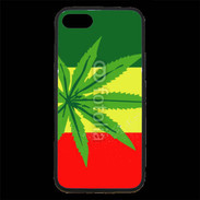 Coque iPhone 7 Premium Drapeau reggae cannabis