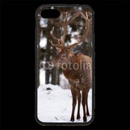 Coque iPhone 7 Premium Cerf en hiver 56