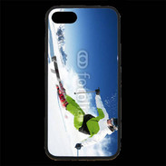 Coque iPhone 7 Premium Skieur en montagne