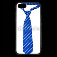 Coque iPhone 7 Premium Cravate bleue