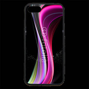 Coque iPhone 7 Premium Abstract multicolor sur fond noir