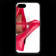 Coque iPhone 7 Premium Escarpins plateformes rouges