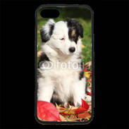 Coque iPhone 7 Premium Adorable chiot Border collie