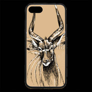Coque iPhone 7 Premium Antilope mâle en dessin