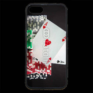 Coque iPhone 7 Premium Paire d'as au poker 6