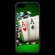 Coque iPhone 7 Premium Paire d'As au poker 75