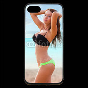 Coque iPhone 7 Premium Belle femme à la plage 10