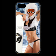 Coque iPhone 7 Premium Charme et snowboard