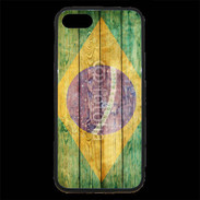 Coque iPhone 7 Premium Drapeau Brésil Grunge 510