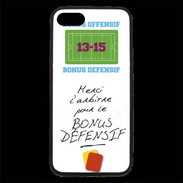 Coque iPhone 7 Premium Merci l'arbitre Bonus offensif-défensif Blanc