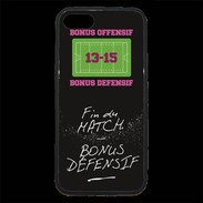 Coque iPhone 7 Premium Fin de match Bonus offensif-défensif Noir