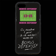Coque iPhone 7 Premium 1 point bonus offensif-défensif Noir