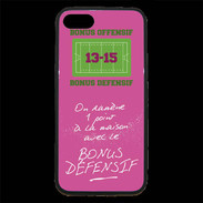 Coque iPhone 7 Premium 1 point bonus offensif-défensif Rose