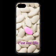 Coque iPhone 7 Premium Dragée C'est une fille PR
