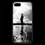 Coque iPhone 7 Premium Personnage en noir et blanc PR