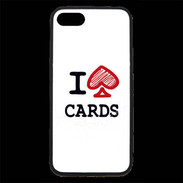 Coque iPhone 7 Premium I love Cards spade