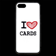 Coque iPhone 7 Premium I love Poker Heart