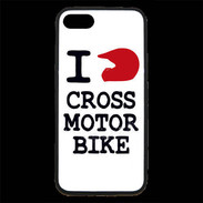 Coque iPhone 7 Premium i love Cross Motor