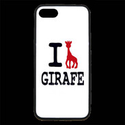 Coque iPhone 7 Premium I love Girafe