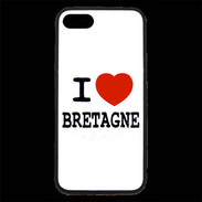 Coque iPhone 7 Premium I love Bretagne