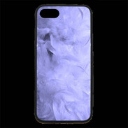 Coque iPhone 7 Premium Effet de plumes bleues PR