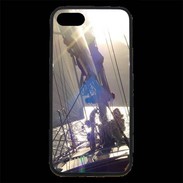 Coque iPhone 7 Premium DP Voilier face au soleil