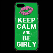 Coque iPhone 7 Premium Keep Calm Girly Vert