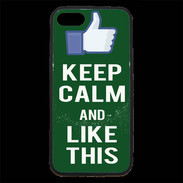 Coque iPhone 7 Premium Keep Calm Like This Vert
