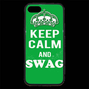 Coque iPhone 7 Premium Keep Calm Swag Vert
